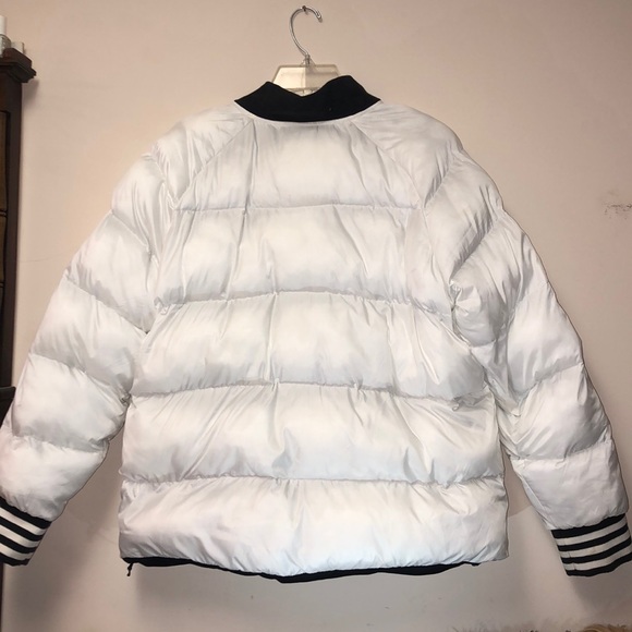 adidas reversible puffer bomber jacket - Picture 2 of 4